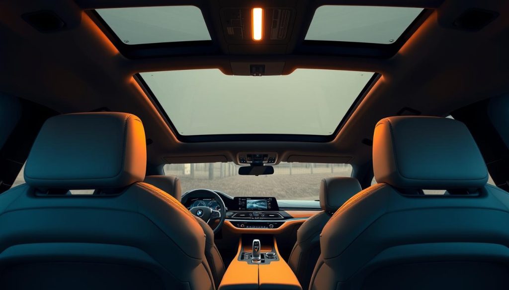 2024 BMW i7 Electric interior showing the luxury features included in premium packages