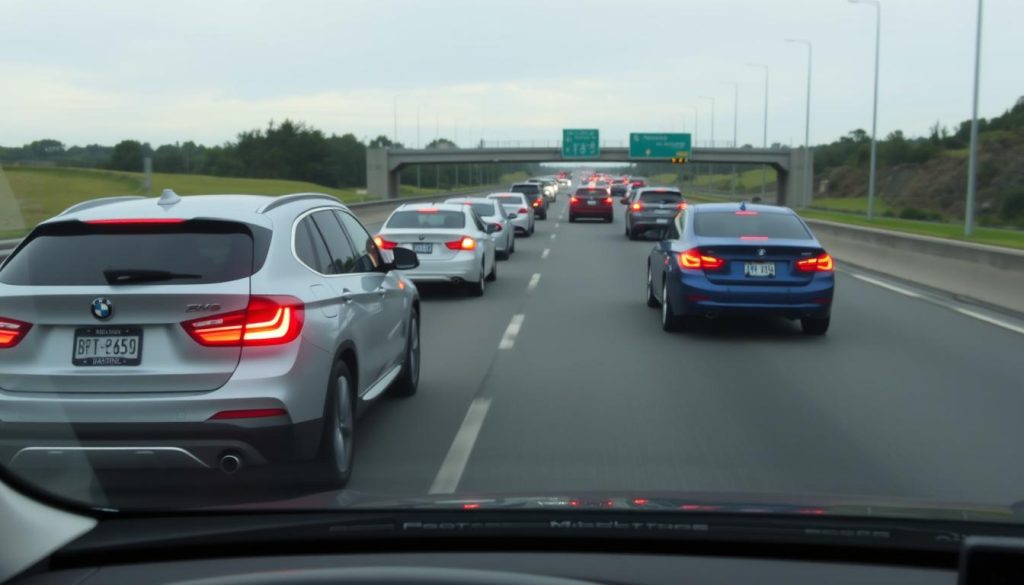 BMW Adaptive Cruise Control in stop and go traffic