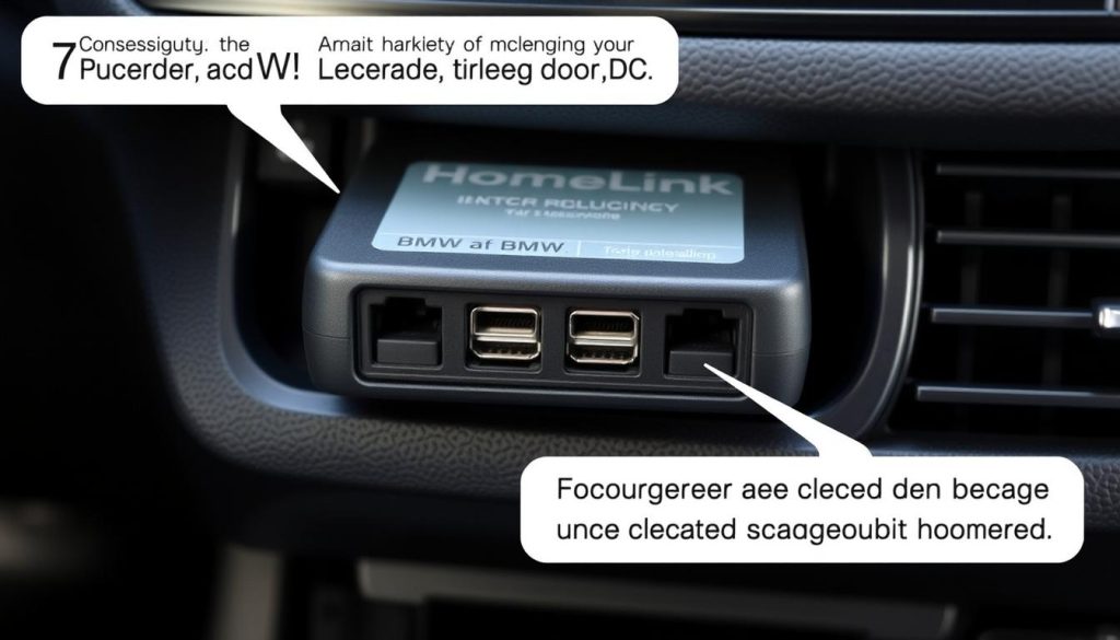 BMW HomeLink compatibility bridge device for garage door programming