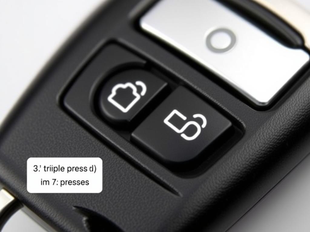 BMW X3 key fob with remote start button sequence highlighted BMW X3 key fob with remote start button sequence highlighted