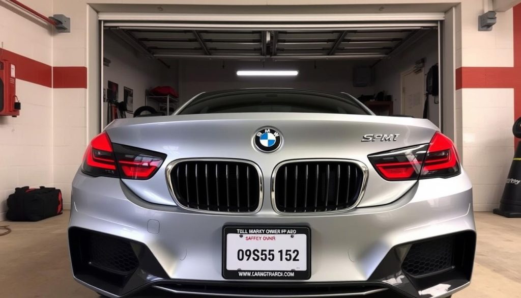 BMW with successfully programmed garage door opener