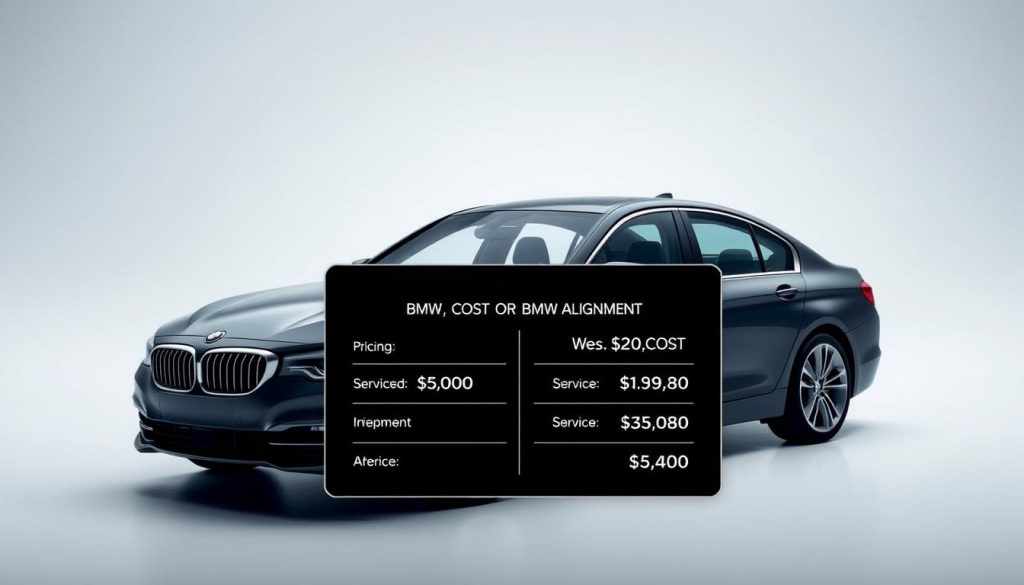 BMW alignment cost comparison BMW alignment cost comparison