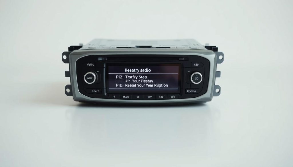 Ford car radio reset instructions