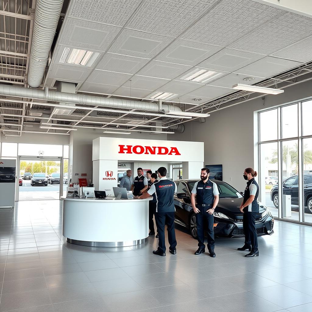Honda dealership service center