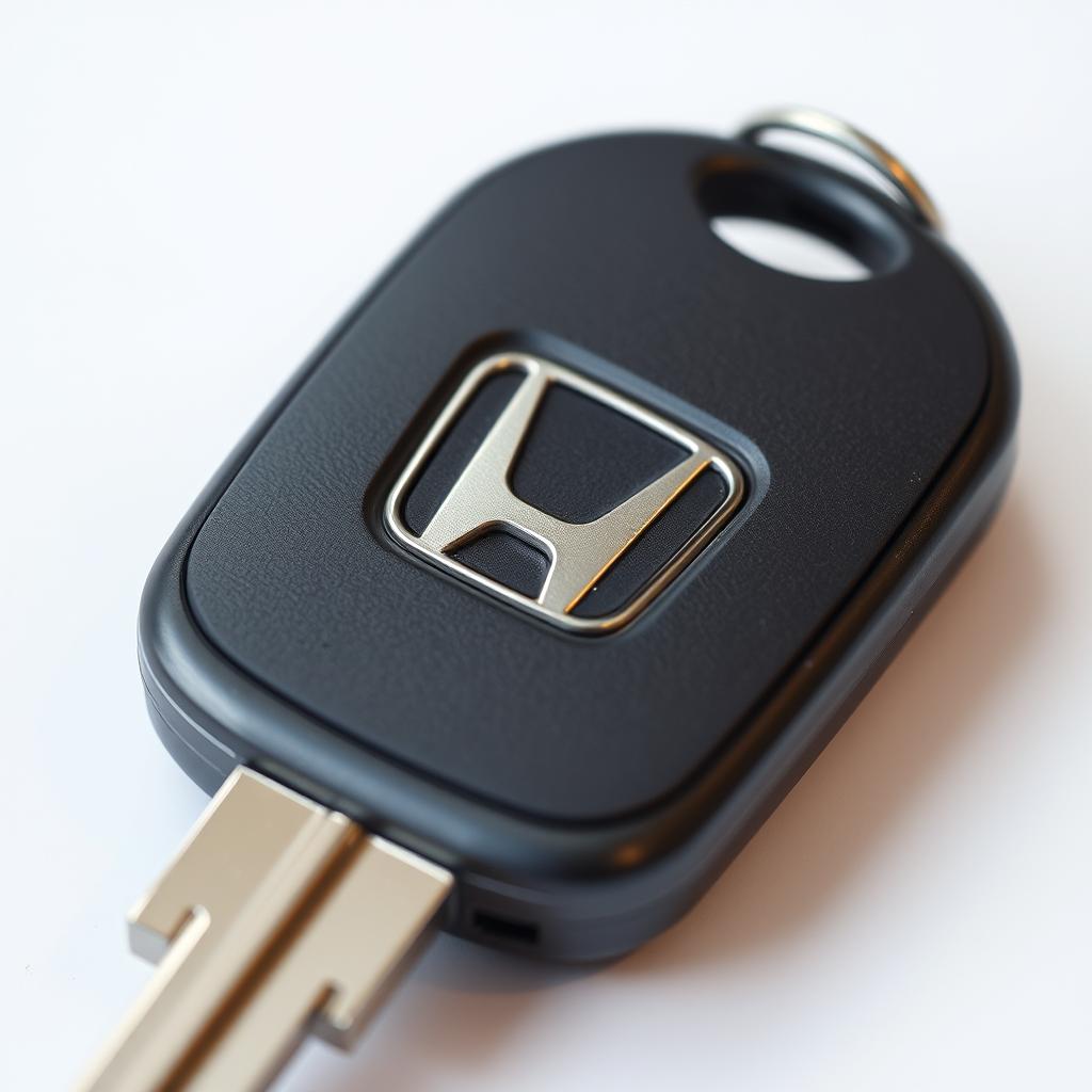 Traditional Honda metal key with no electronic components