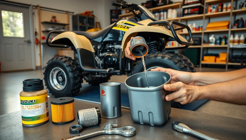 LTZ 400 oil change procedure